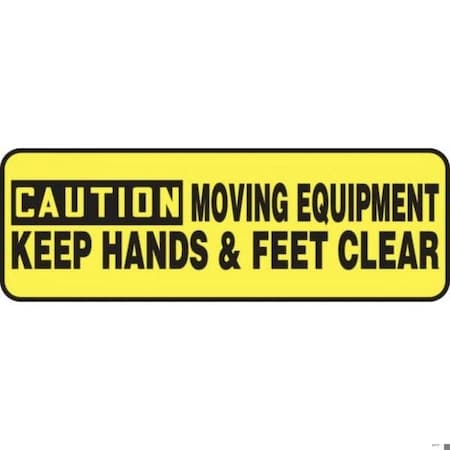 Accuform OSHA CAUTION SAFETY SIGN  MOVING MEQM649VA MEQM649VA
